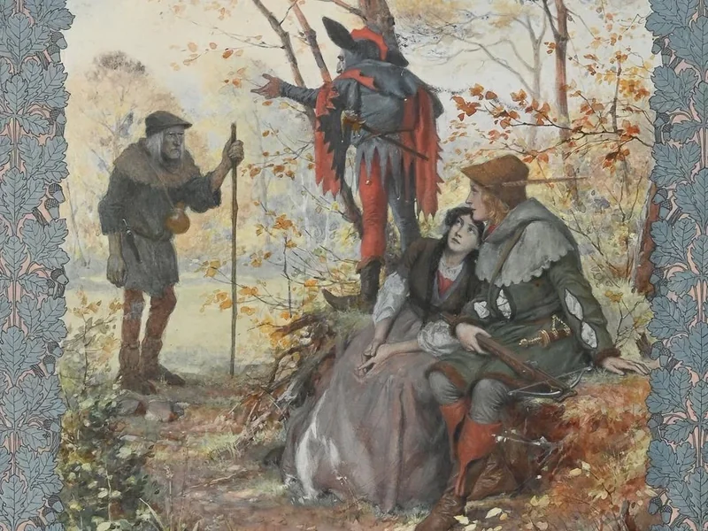 1865-Hans Printz - Hans Printz - A SET OF EIGHT SHAKESPEAREAN SCENESPencil, watercolour and bodycolourEach signed 'Printz'42